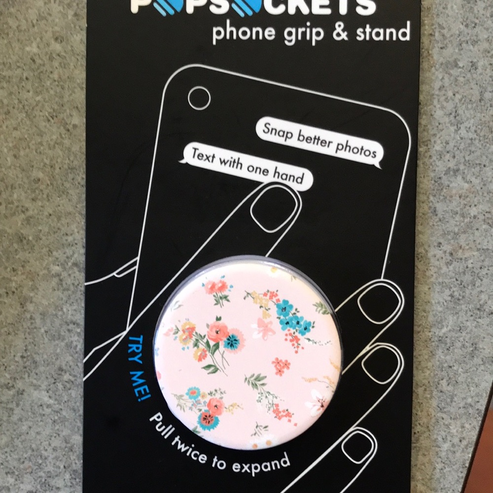 Floral popsocket